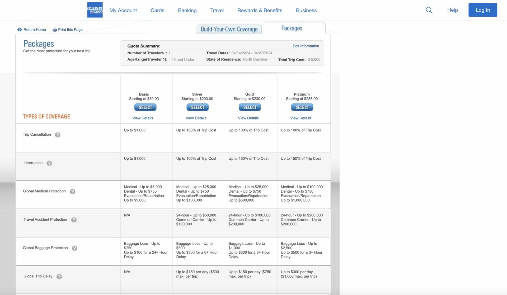 American Express Travel Insurance 2025 Guide 